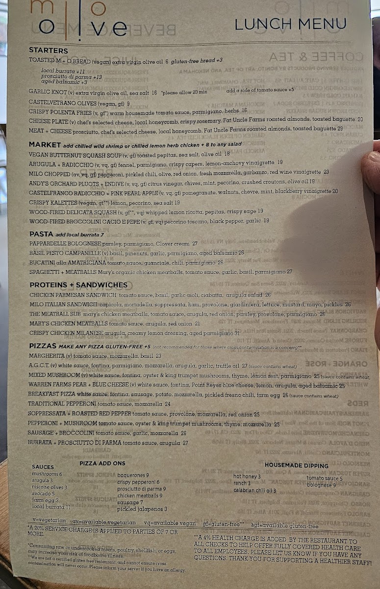 Milo & Olive Menu - Image 5